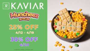 Kaviar sale in april & 420