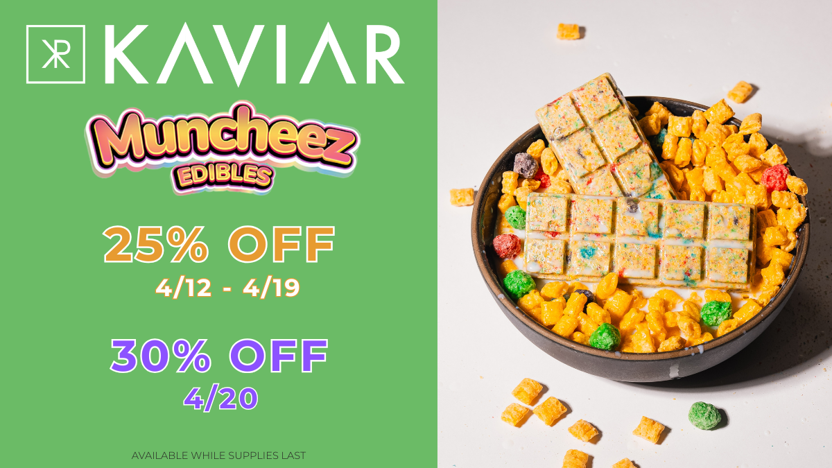 Kaviar sale in april & 420