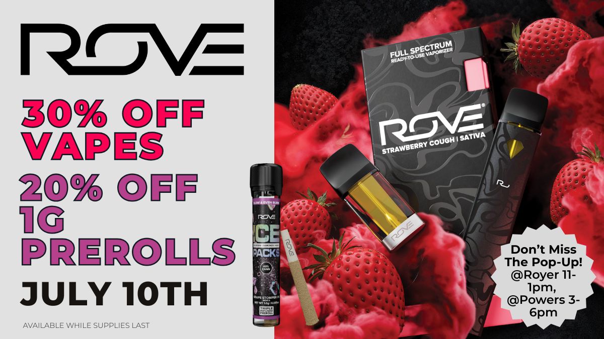 rove flash sale 7/10